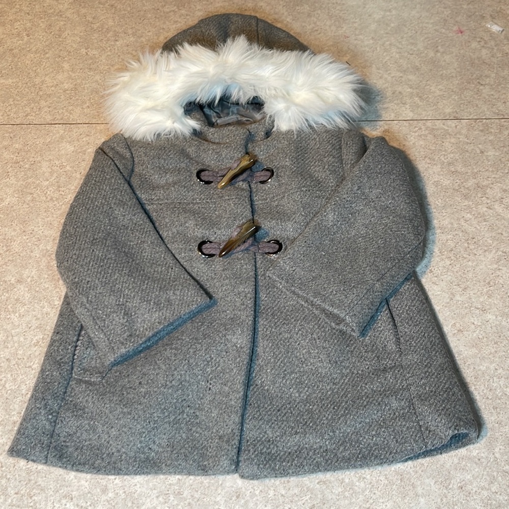 JESSICA SIMPSON 18m girls gray winter dress coat